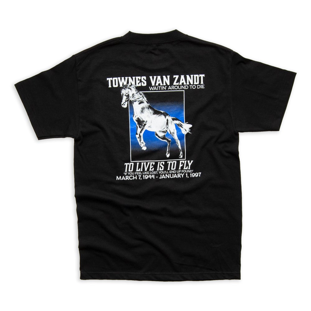 TOWNES VAN ZANDT **TO LIVE IS TO FLY** SHIRT